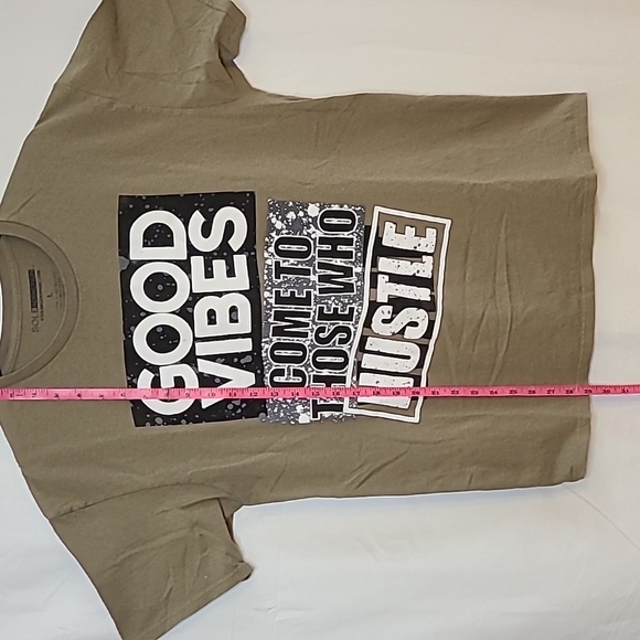 Men's SoleAddiction "Good Vibes Come To Those Who Husttle" T-Shirt Size Large - Picture 5 of 8